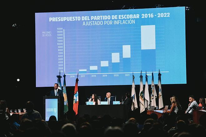 Ariel Sujarchuk y Beto Ramil anunciaron que 2022 será el año con mayor cantidad de obras en la historia del partido de Escobar