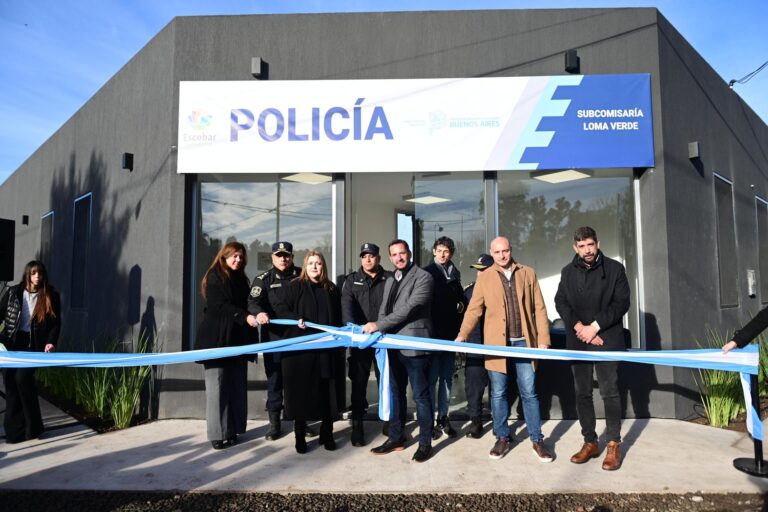 Más seguridad: se inauguró la nueva Subcomisaría de Loma Verde
