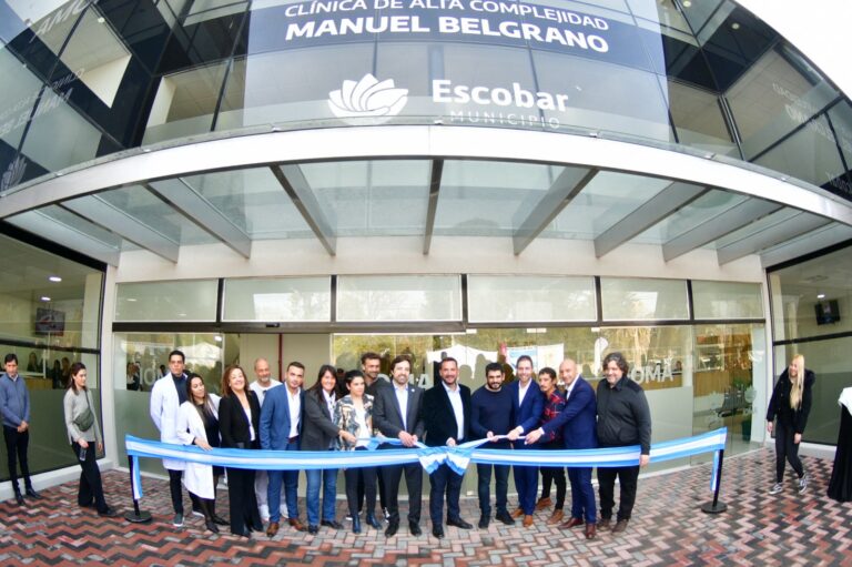 Más salud en Escobar: Sujarchuk inauguró la Clínica de Alta Complejidad Manuel Belgrano