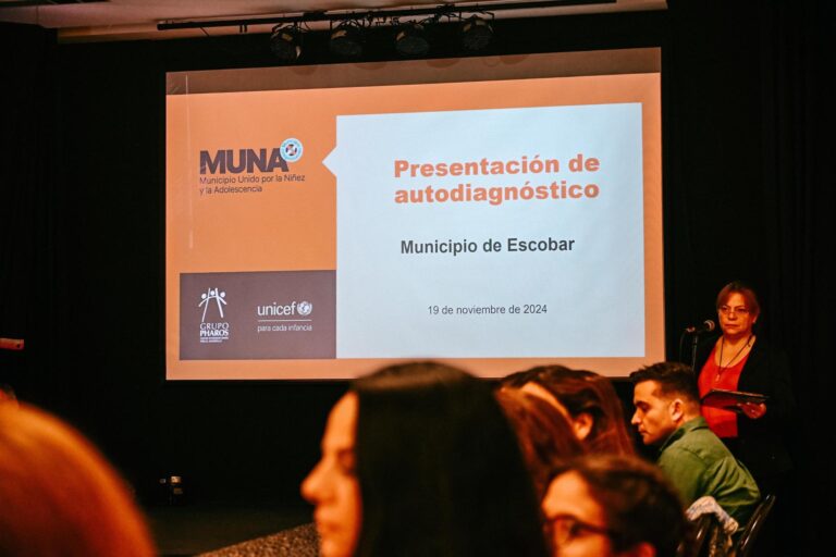 La Municipalidad de Escobar presentó ante UNICEF su Plan de Acción destinado a los niños, niñas y adolescentes